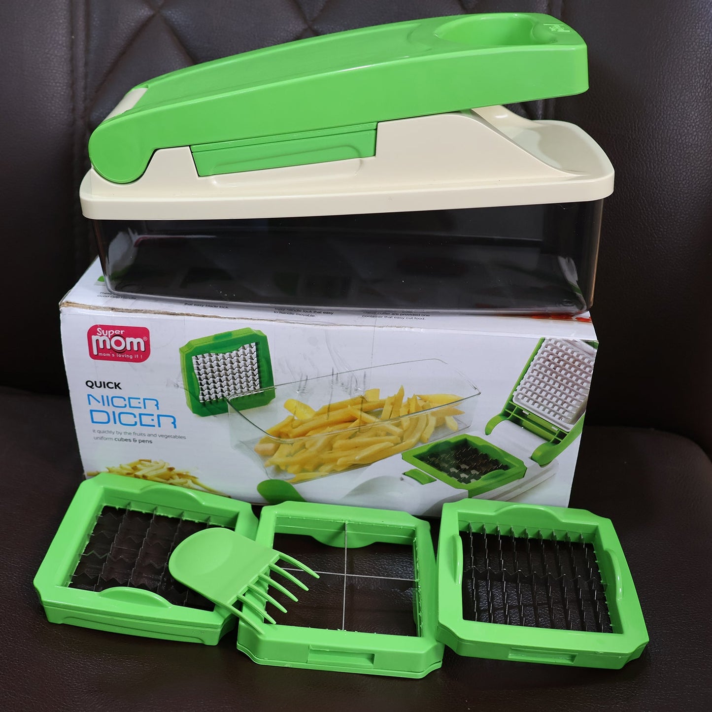 Supermom Quick Nicer Dicer ��� Multipurpose Vegetable & Fruit C