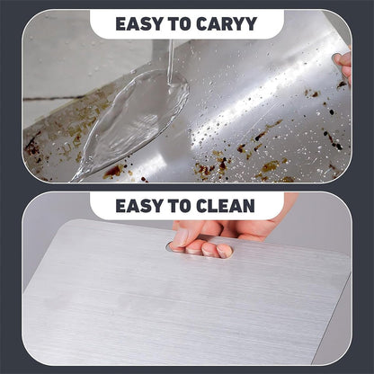 Stainless Steel Vegetable & Fruit Cutting Chopping Board (31��20 Cm / 1
