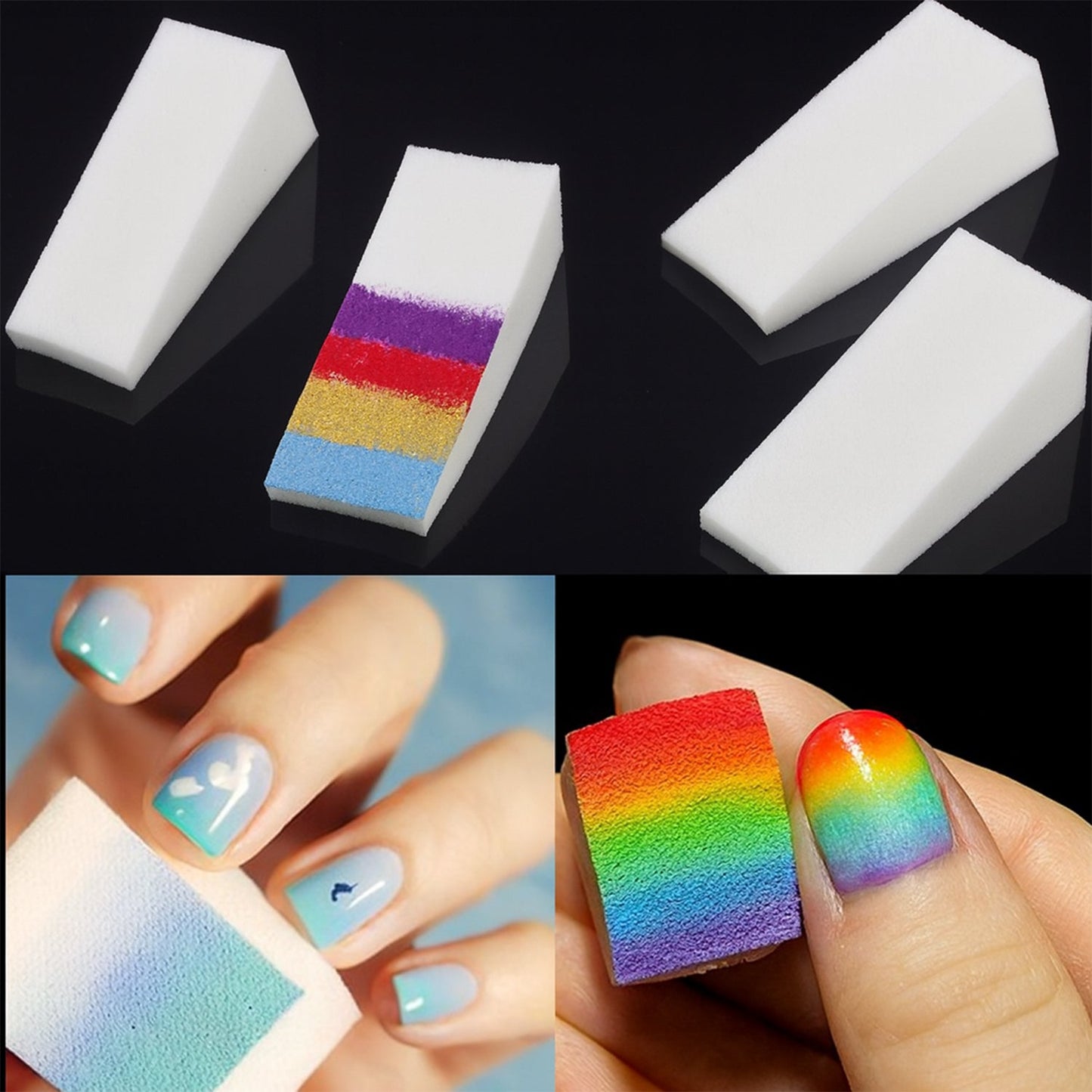 10 Pcs Nail Buffer Blocks ��� Professional Manicure & Pedicure Nail Polishing