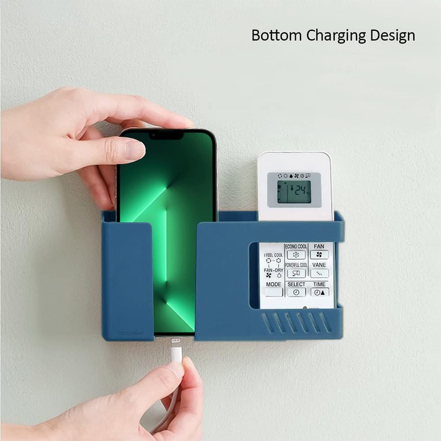 Wall Mounted Multi-Purpose Storage Holder ��� Mobile and Remote Control Organizer