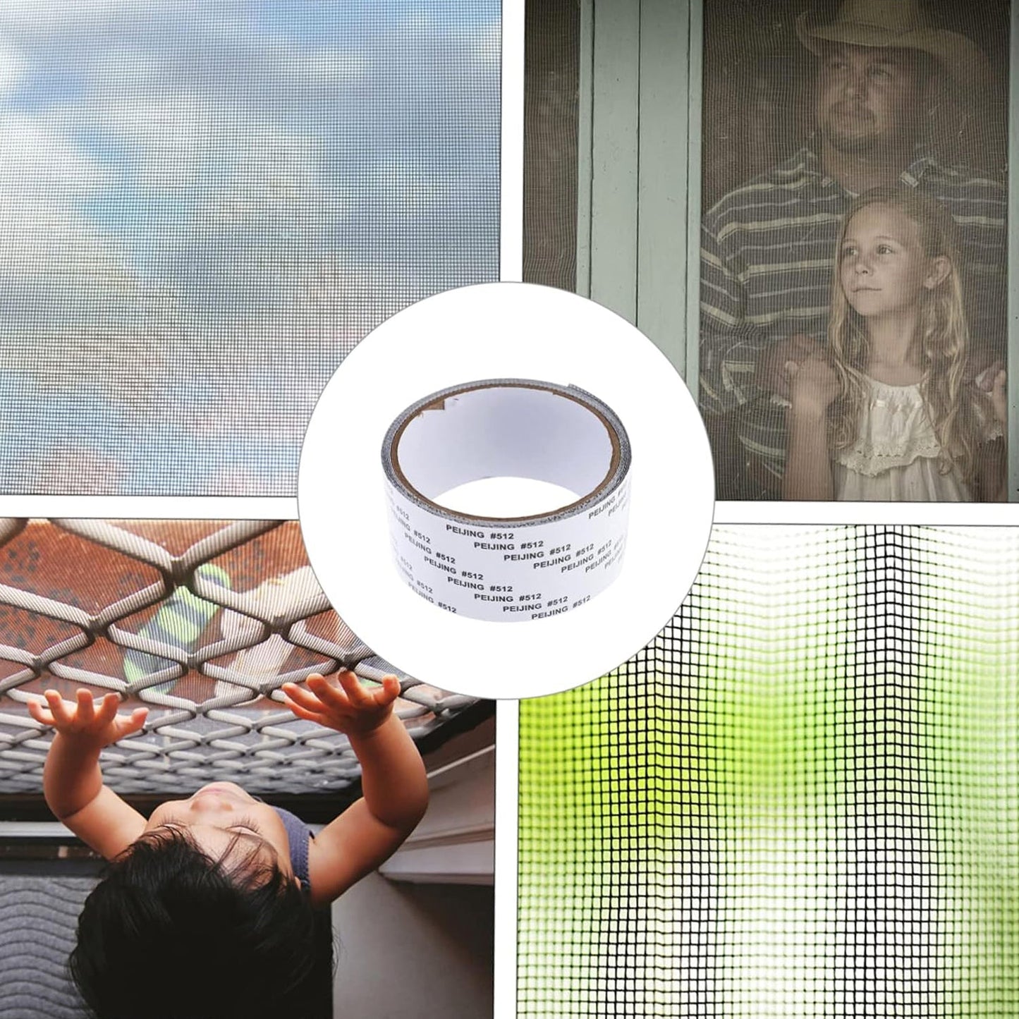 Self-Adhesive Mosquito Net Repair Tape ��� 2M x 5CM Roll ï¿