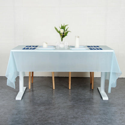 Waterproof Disposable Plastic Table Cover 137 �� 18