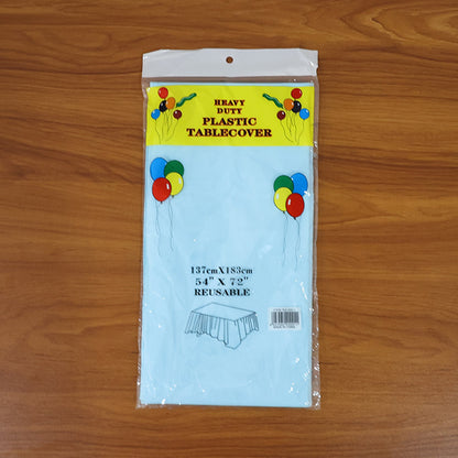 Waterproof Disposable Plastic Table Cover 137 �� 18