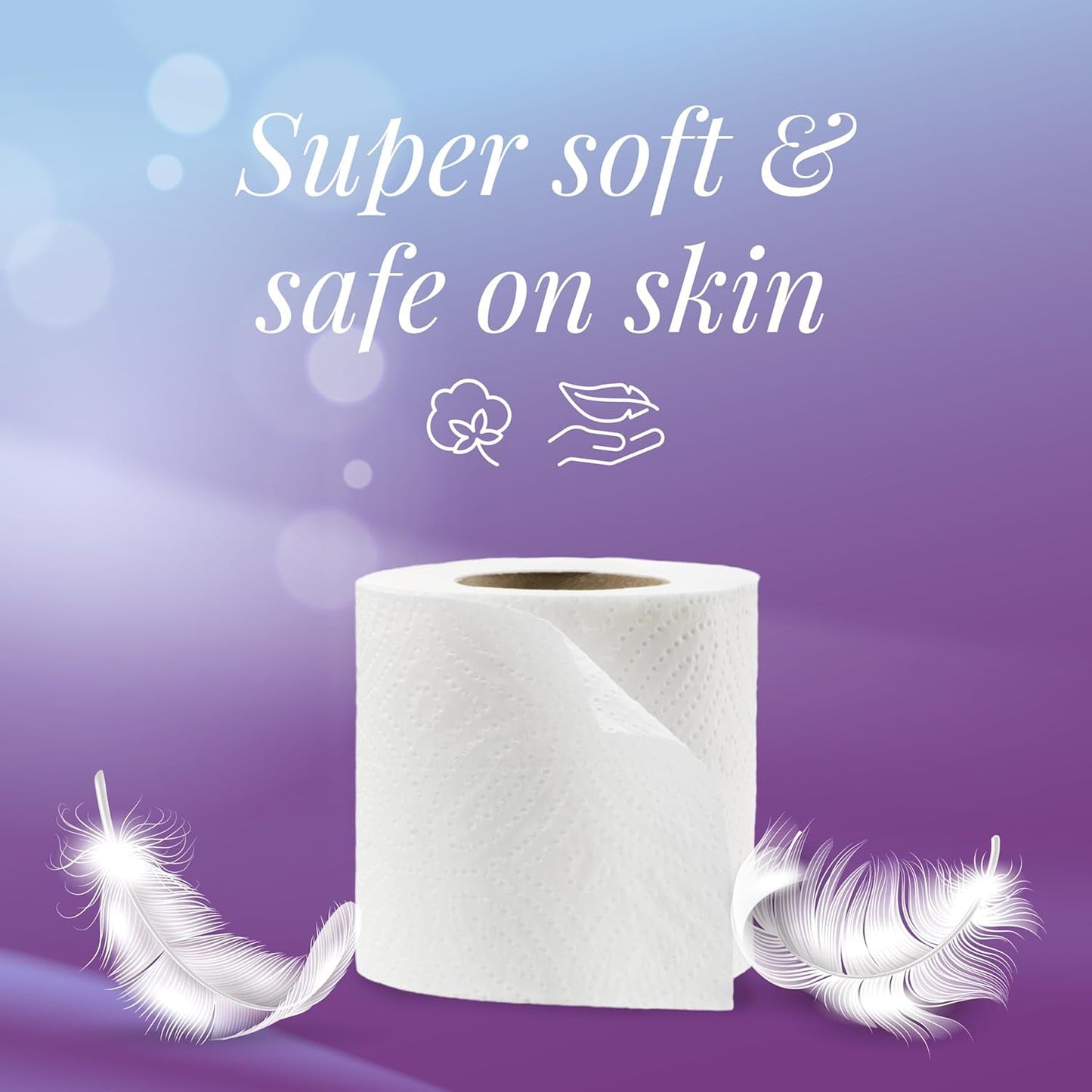 Toilet Tissue Rolls ��� Soft Embossed Bathroom Tissue, 220 Sheets �ï¿