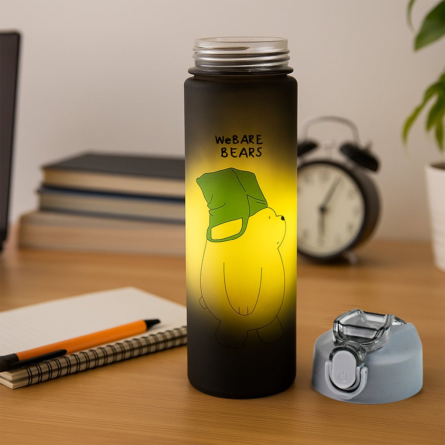 Cartoon Printed Water Bottles ��� 900 ml & 300 ml