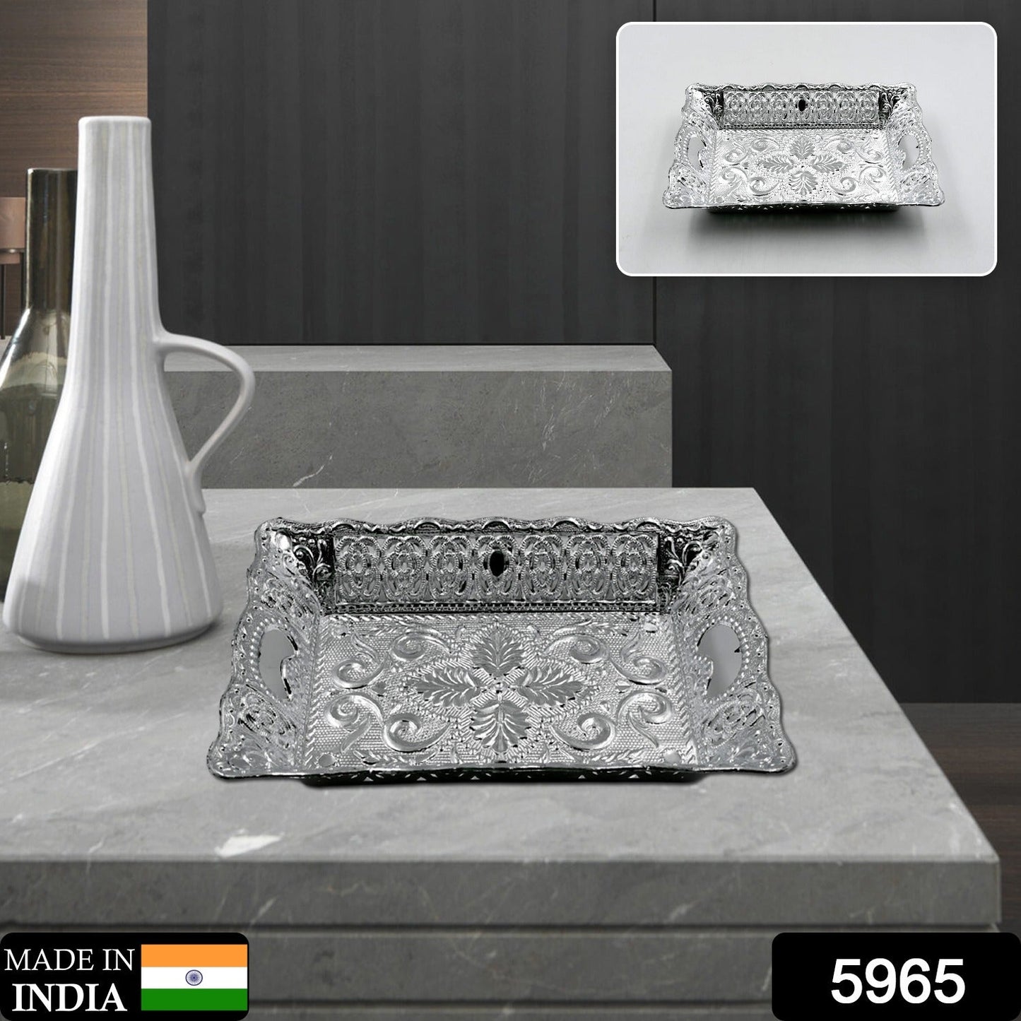 Decorative Mukhwas & Dry Fruit Serving Tray ��� Fancy Candy