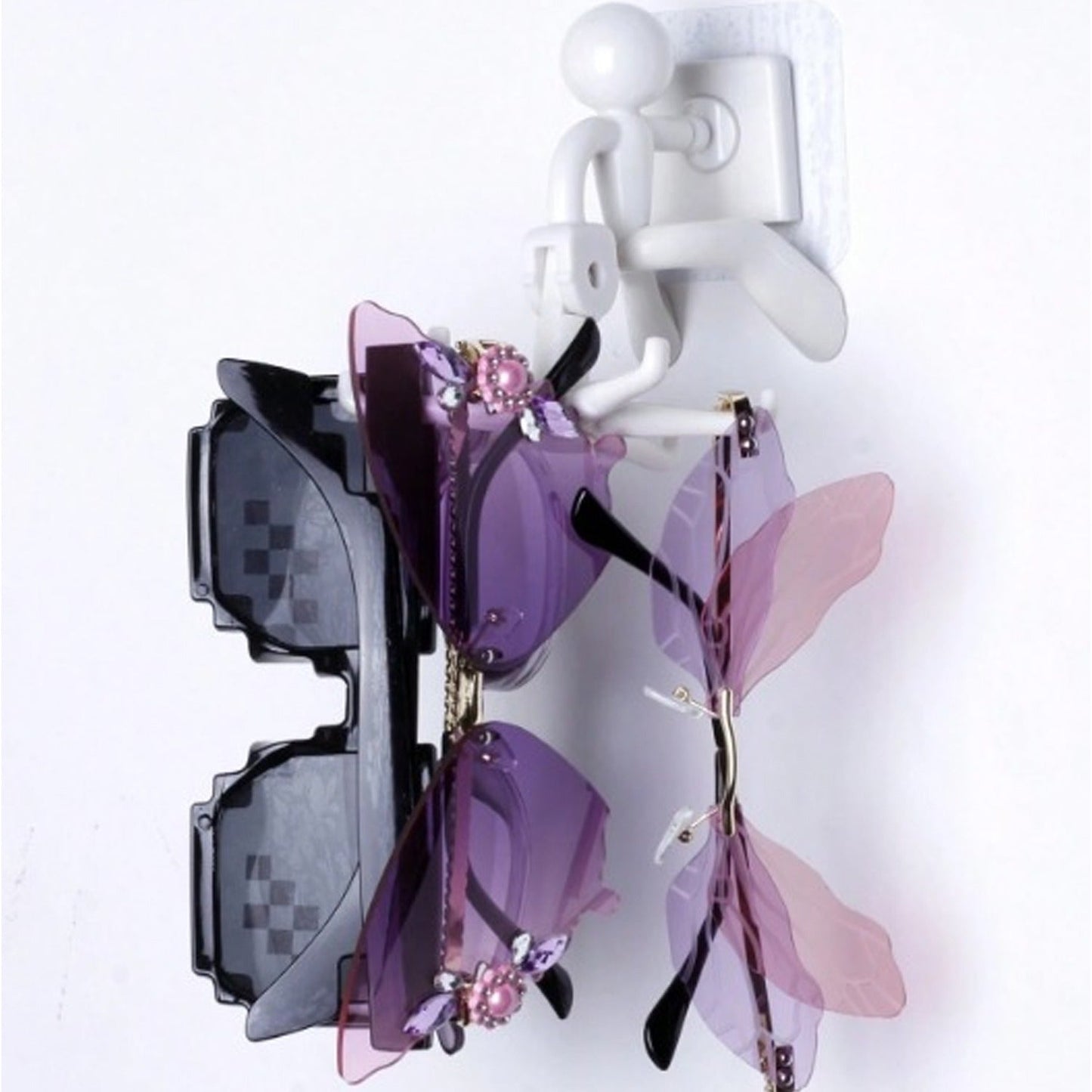 360�� Rotating 6-Claw Hook ��� Kitchen & Bathroom Organizer (1 P