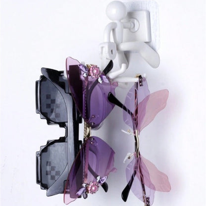 360�� Rotating 6-Claw Hook ��� Kitchen & Bathroom Organizer (1 P