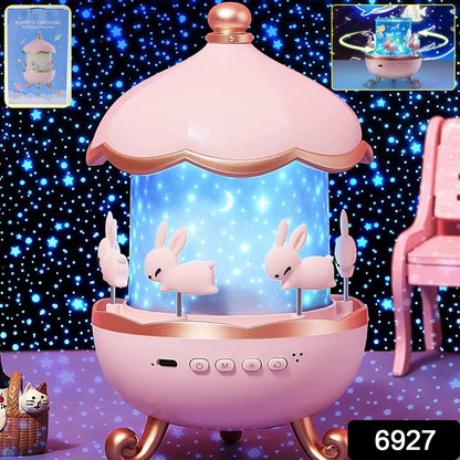 Bunny���s Carousel Rotating LED Night