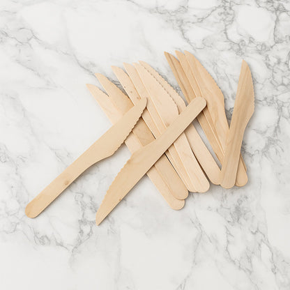 165mm Wooden Knife ��� 30 Pc