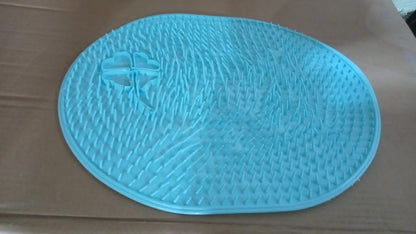 Silicone Bath Massage Cushion with Suction Cup (35��28 CM / 1