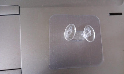 Transparent Self-Adhesive Wall Hook ��� Drill-Free, Waterproof & Oil-Proof for Toothbrush, Socket