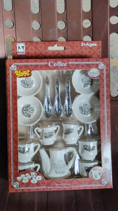 ýýýTickles Tea toy Set | Coffee Kitchen Plastic Set Toy for Kids, Boys & Girls (14 Pcs / Mix Size & Design)