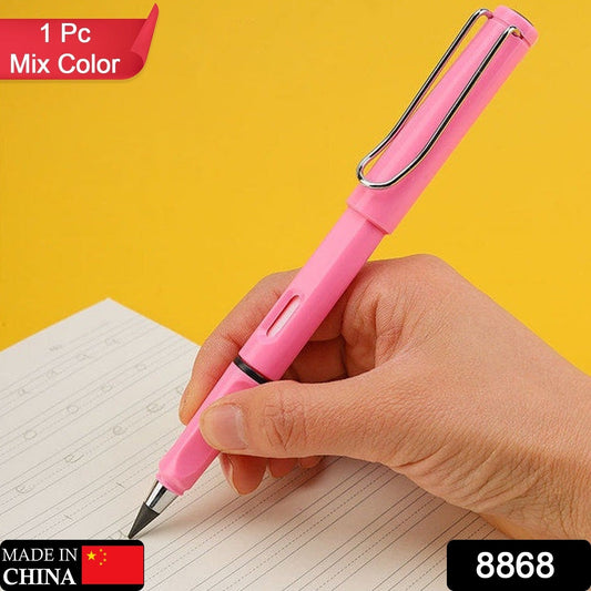 2-in-1 Everlasting Magic Pencil with Replaceable Eraser ��� Inkless, Reusable, Portable (1 Pc / Mix