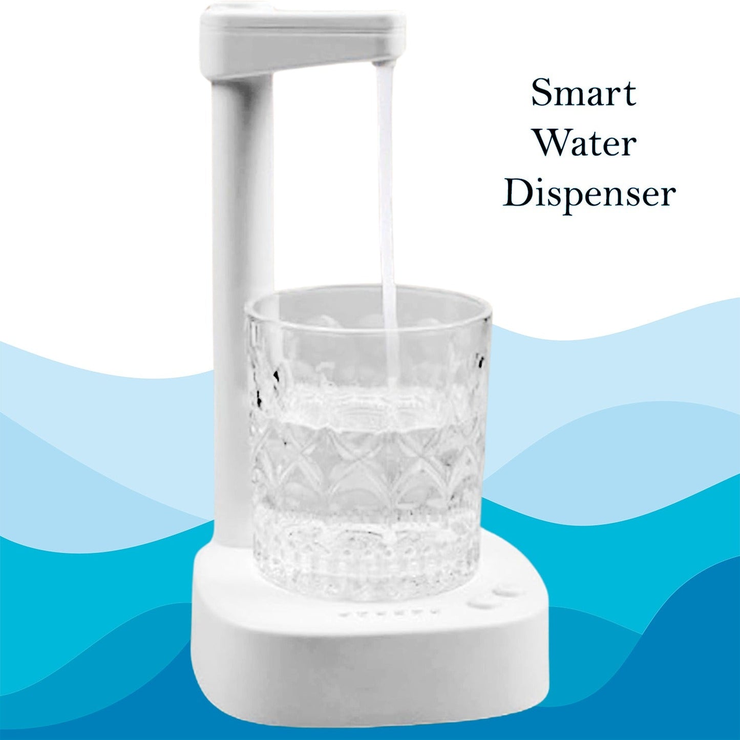 USB Charging Desktop Water Dispenser ��� Smart One Button Operation, Portable Water Pump for Home &