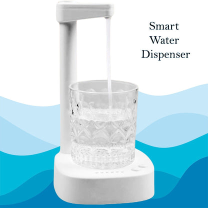 USB Charging Desktop Water Dispenser ��� Smart One Button Operation, Portable Water Pump for Home &