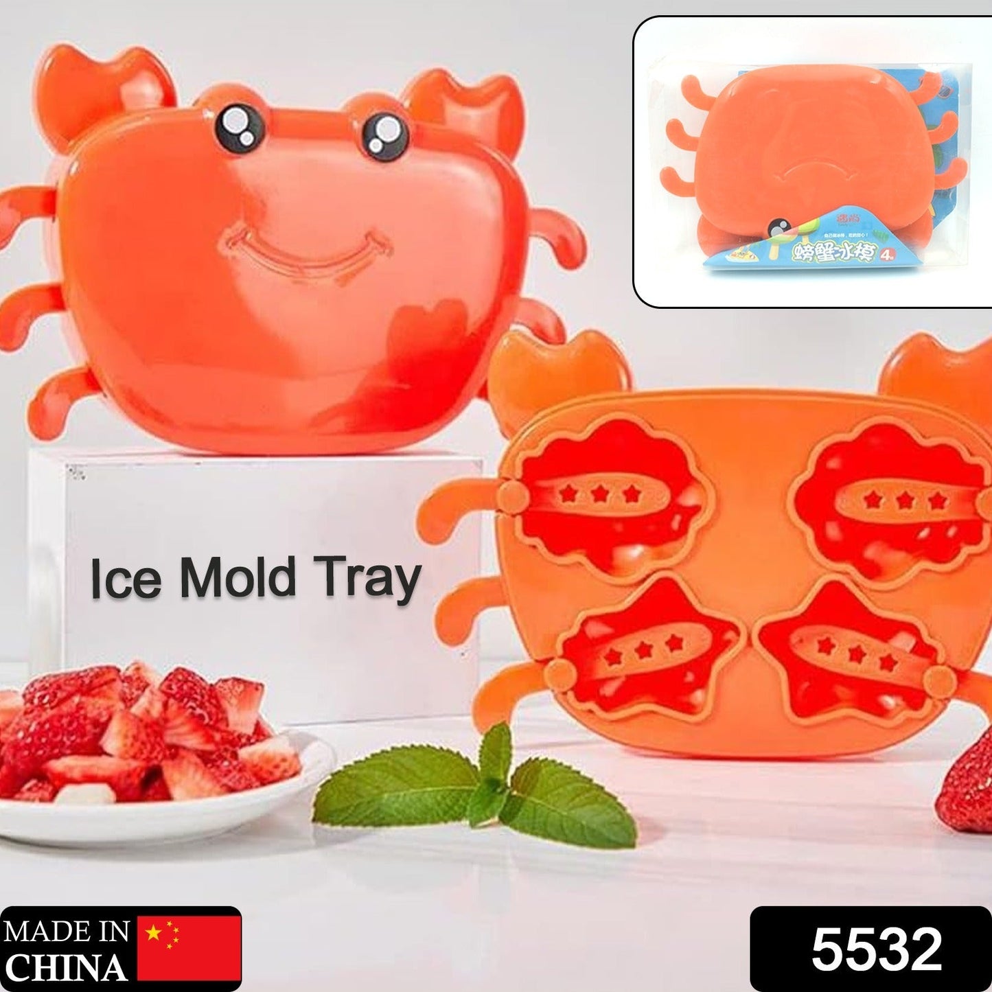Crab Ice Mold ��� Silicone Ice Cream & sicle Mold for Kids