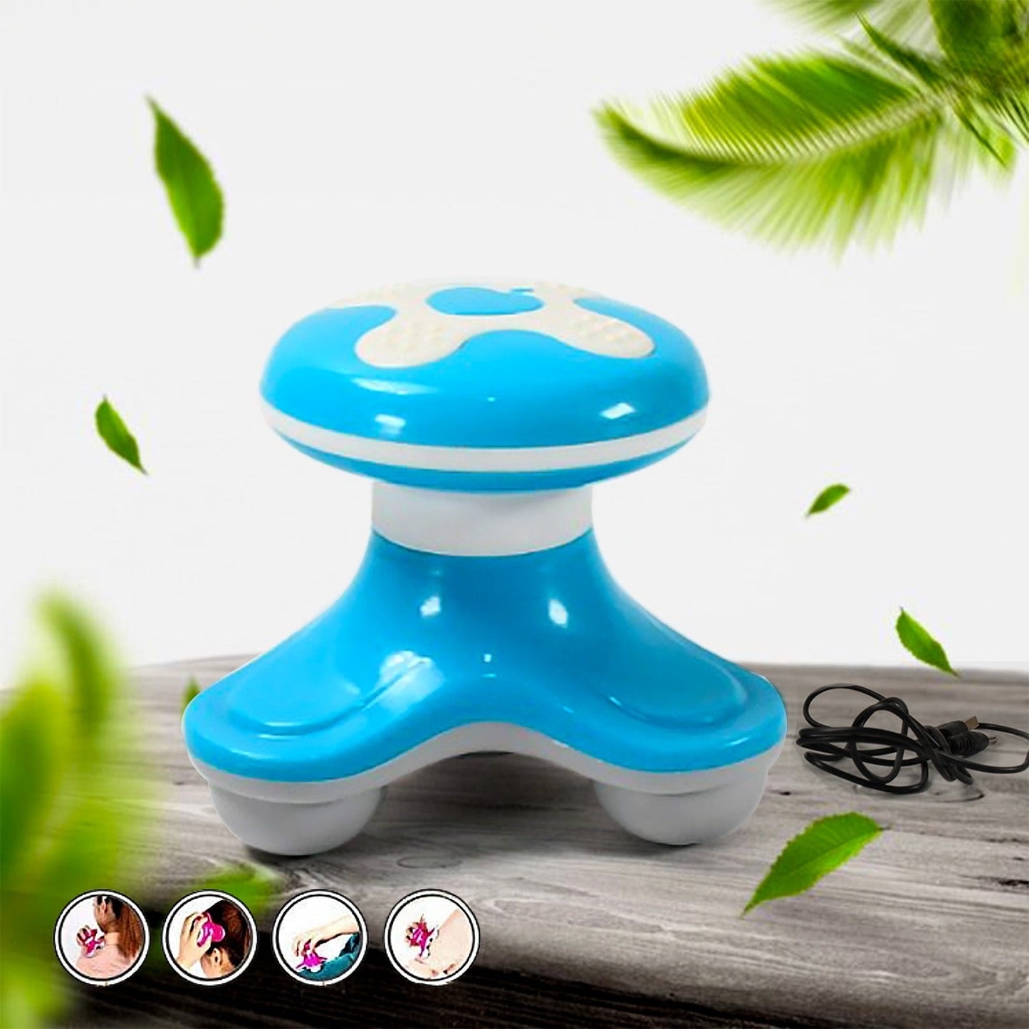 Triangle USB Mini Massager ��� Multifunction, Automatic Switch, Fatigue Relief (1 Pc/ Battery Not Inc