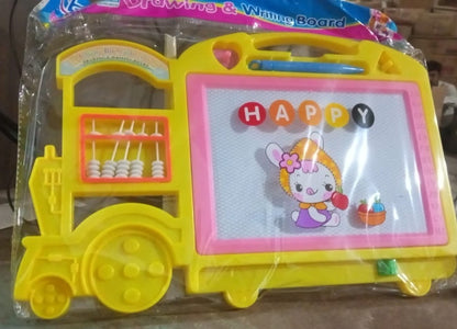Bus Shape Drawing & Writing Slate Board for Kids (1 pc / 32 �� 21