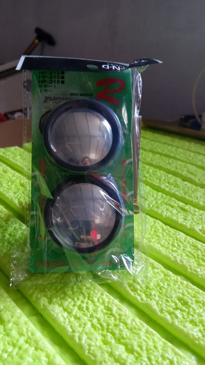 Car Blind Spot Mirror ��� HD Glass, Convex & Frameless (2 Pc