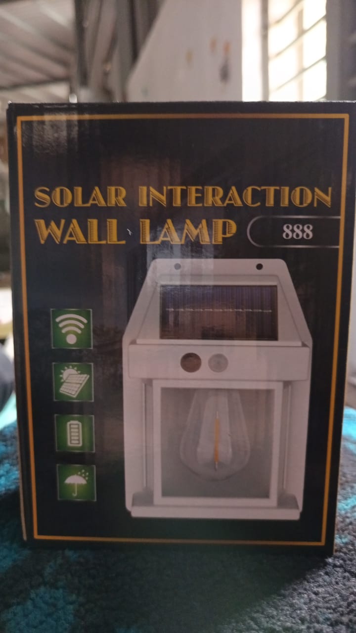 Solar Wall Lamp ��� Wireless Outdoor Light with Motion Sensor & 3