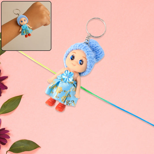 2-in-1 Kids Doll Bracelet cum Keychain ��� Stylish Soft Toy Bracelet for  Daily Use as Bag or Ke